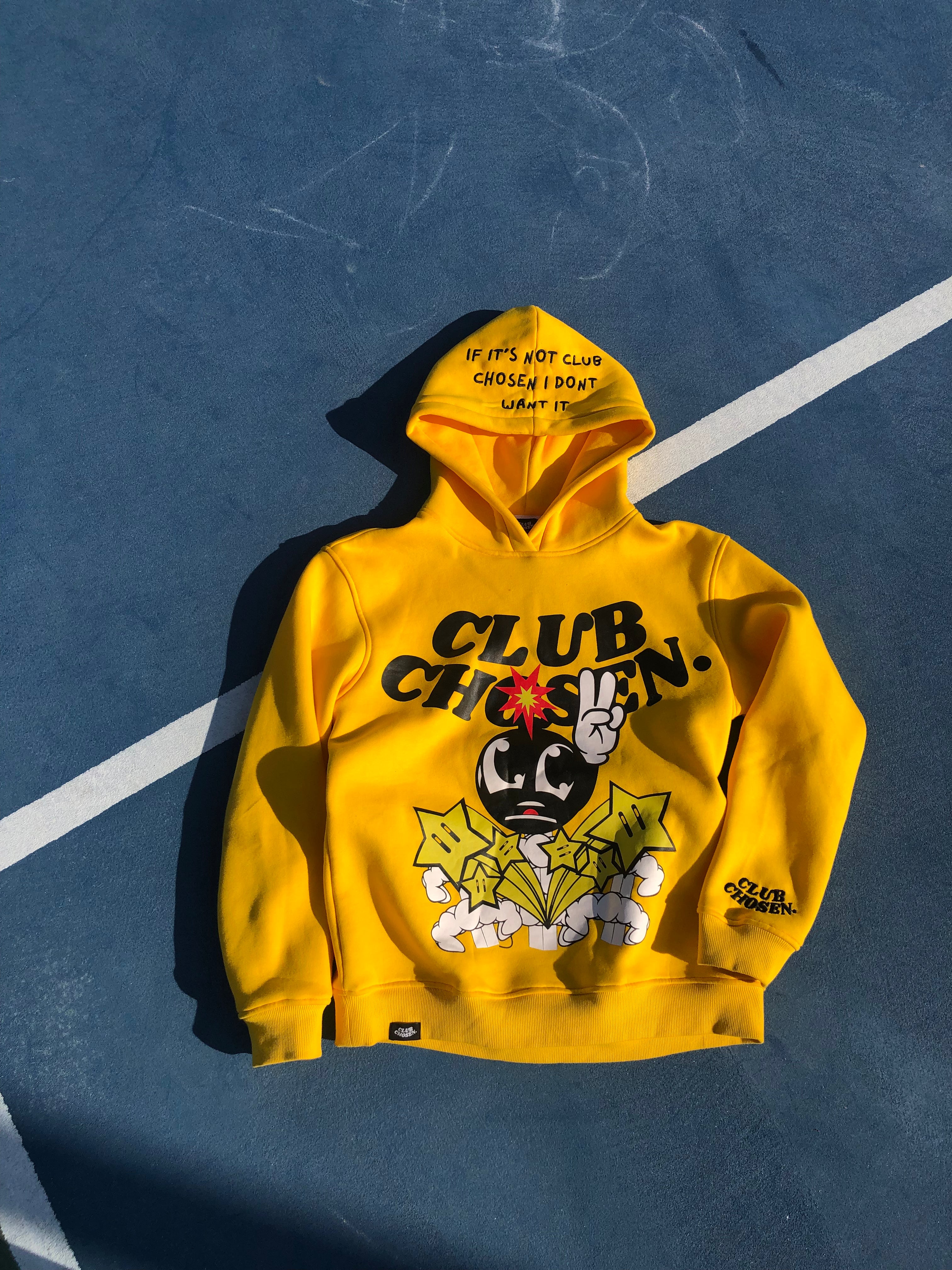 RIOT BOY HOODIE (Nasty Mustard)