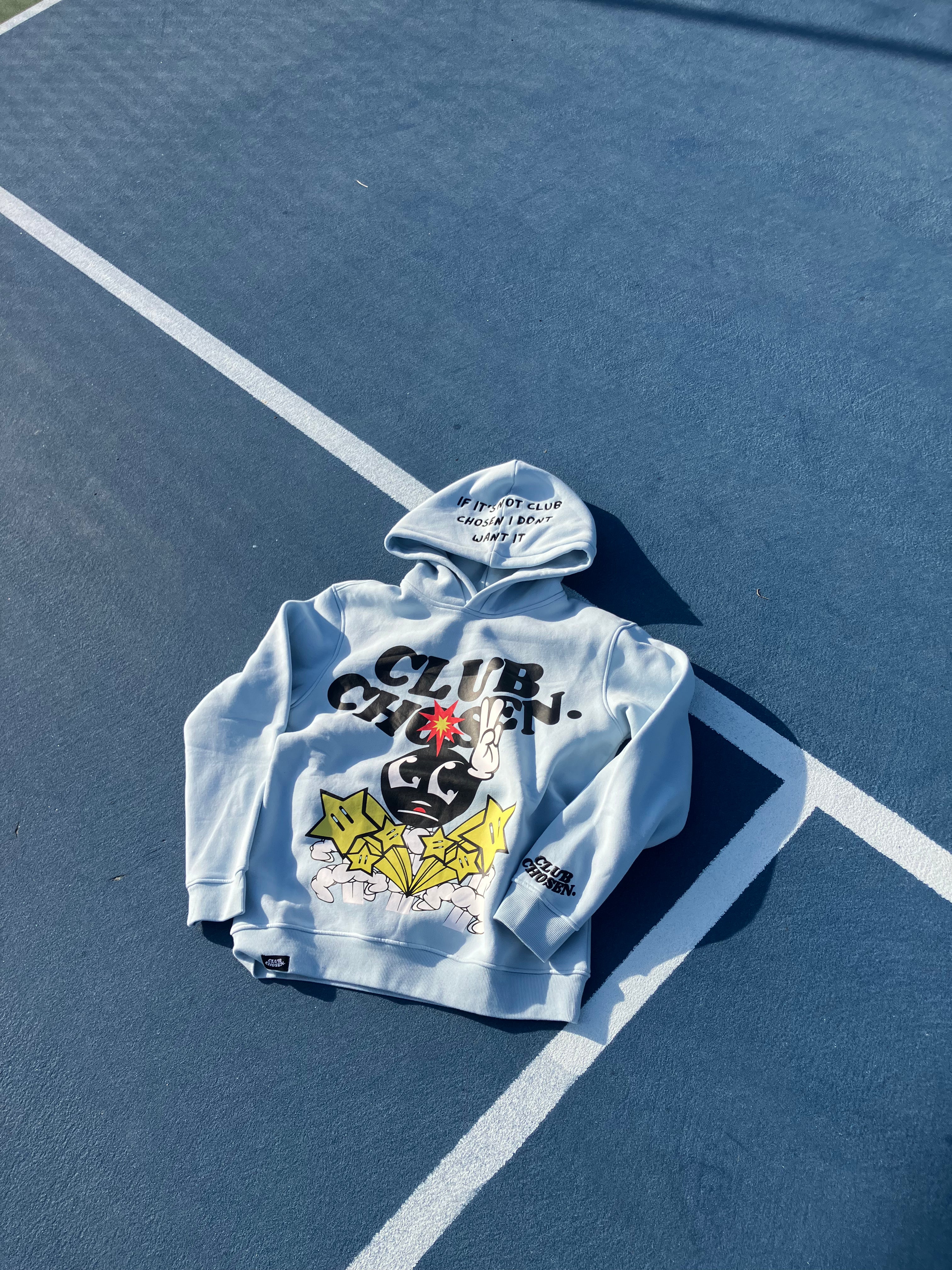 RIOT BOY HOODIE (GLACIER BLUE)