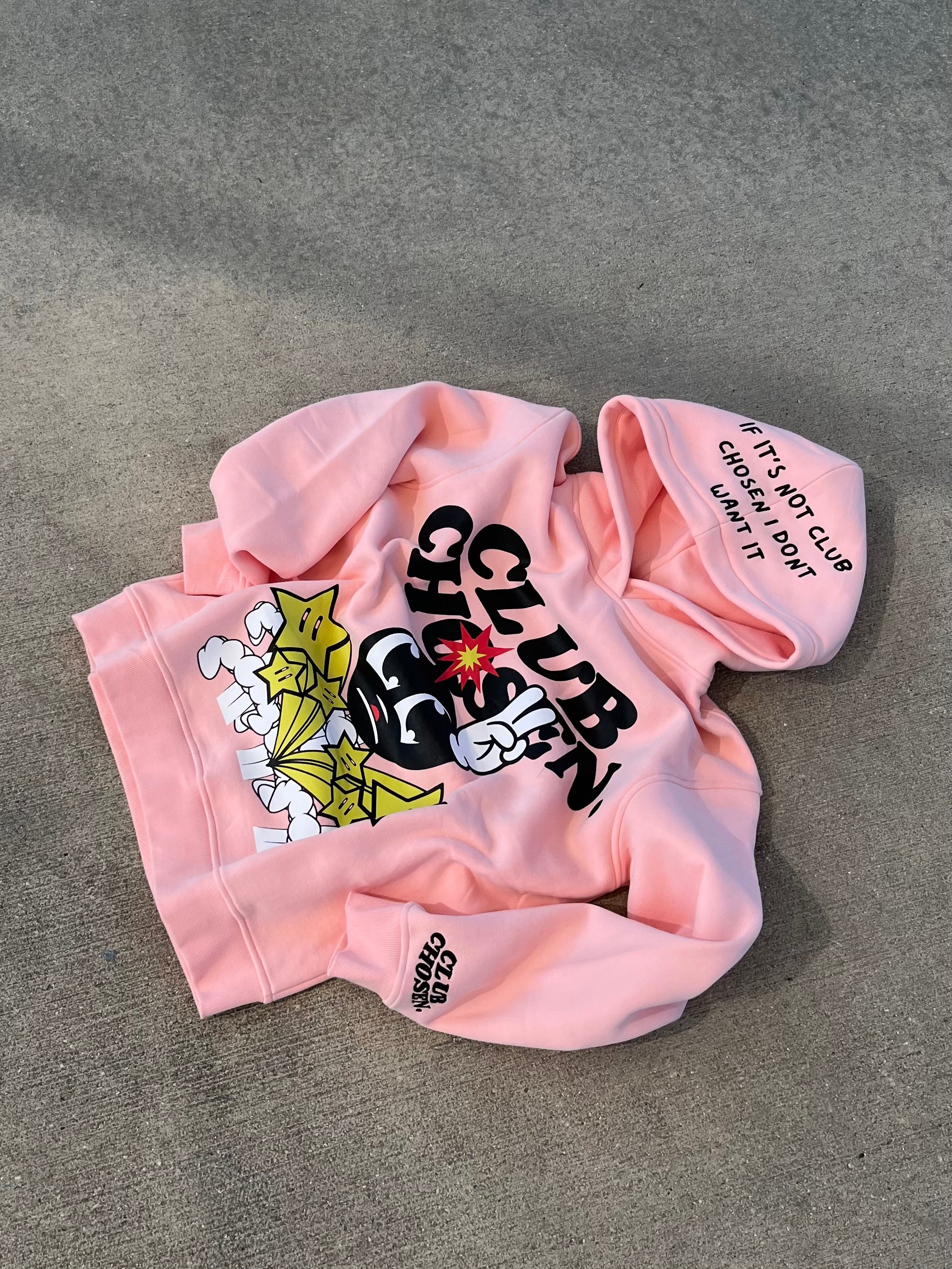 RIOT BOY HOODIE (pretty pink)
