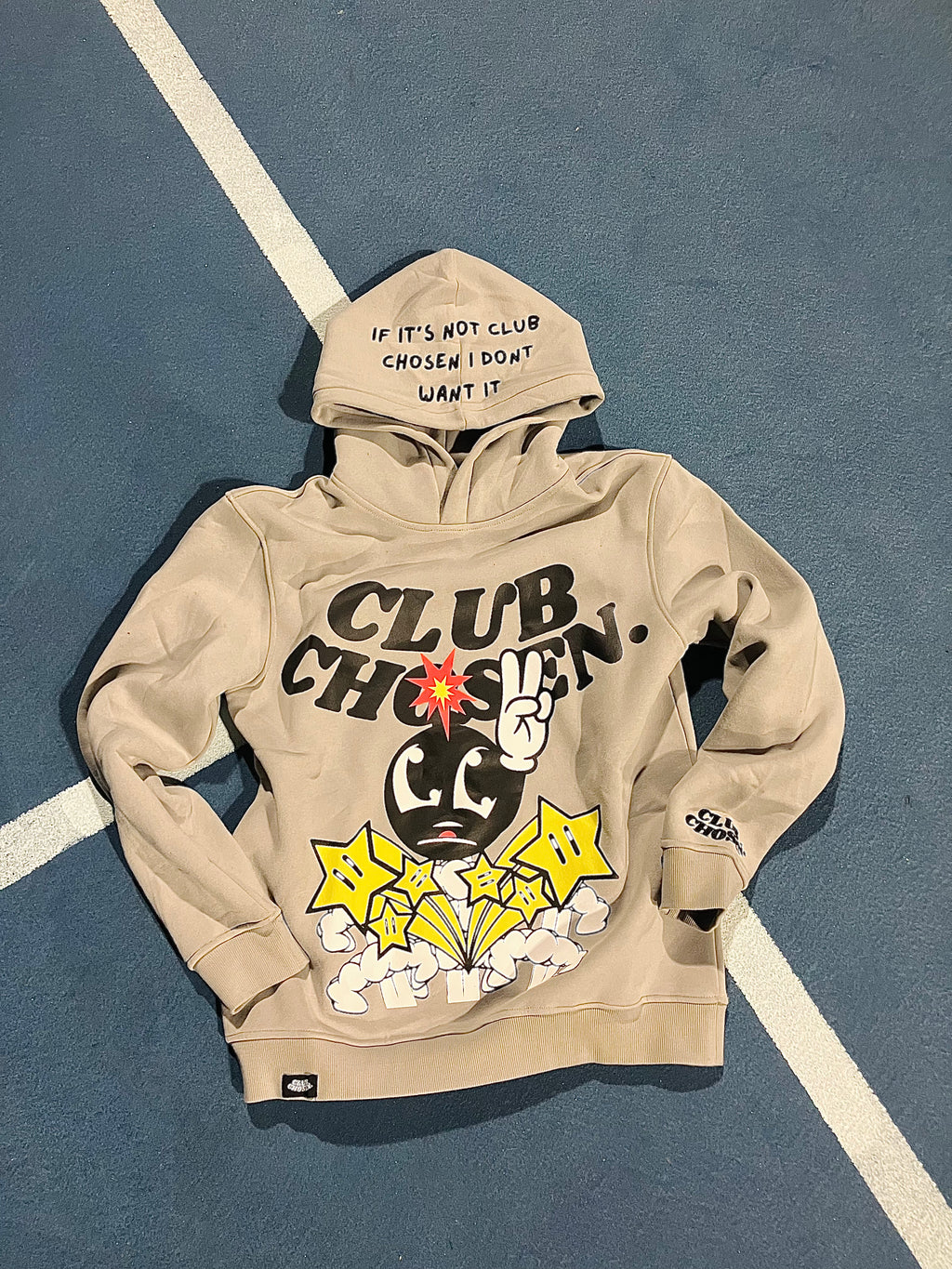 RIOT BOY HOODIE (crazy grey)