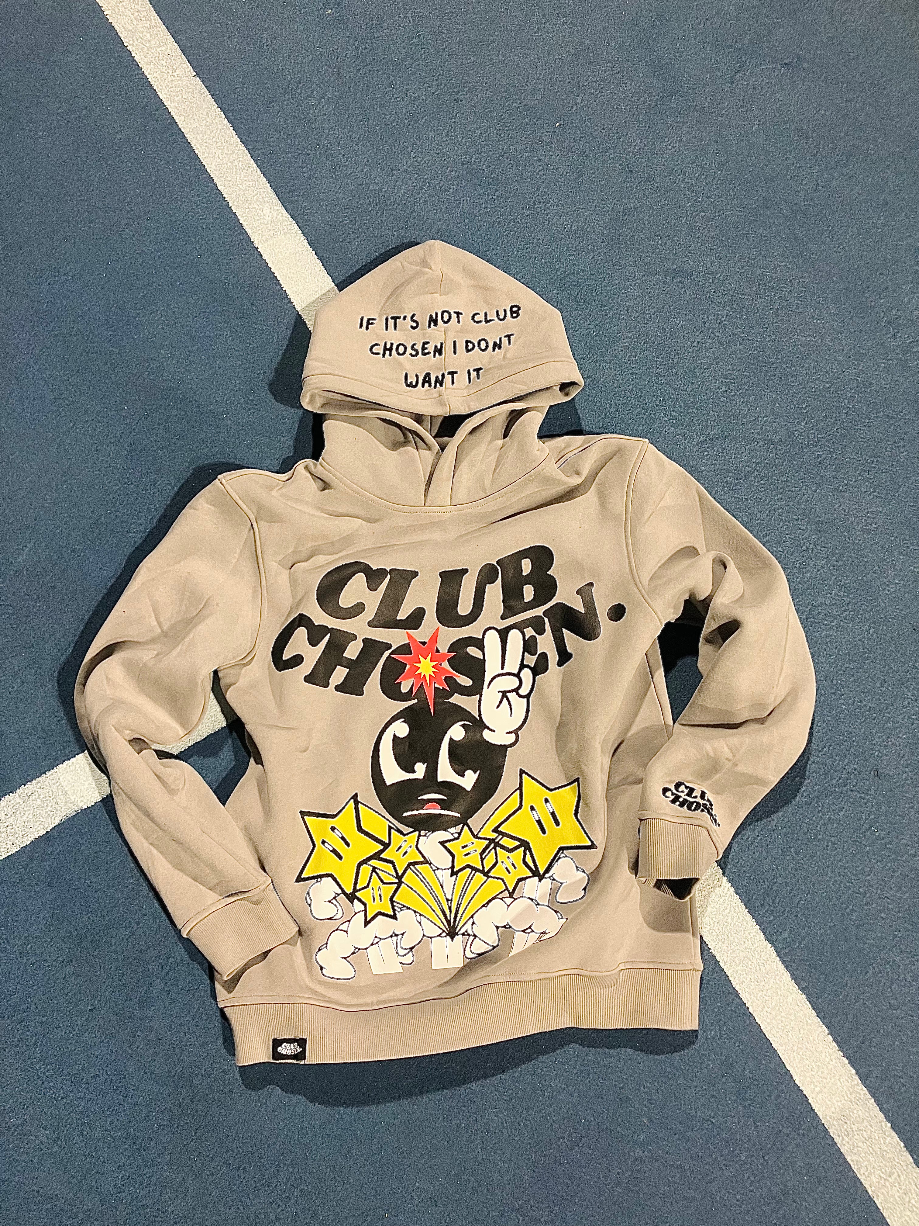 RIOT BOY HOODIE (crazy grey)