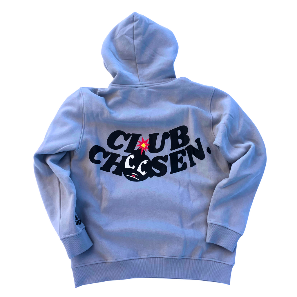 RIOT BOY HOODIE (crazy grey)