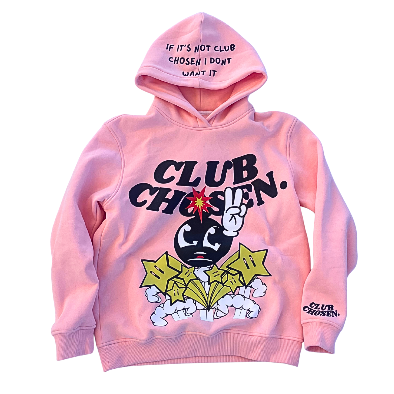 RIOT BOY HOODIE (pretty pink)