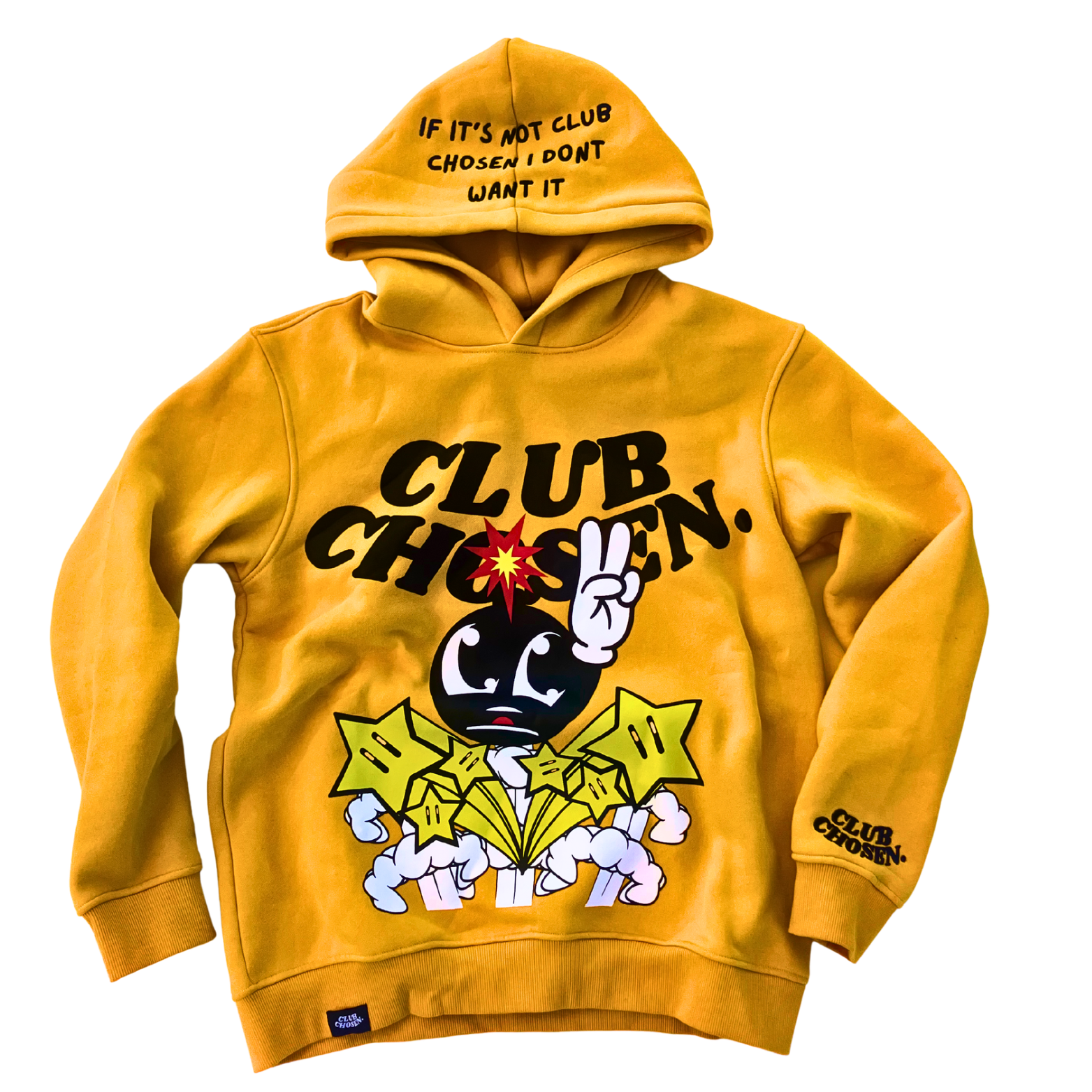 RIOT BOY HOODIE (Nasty Mustard)