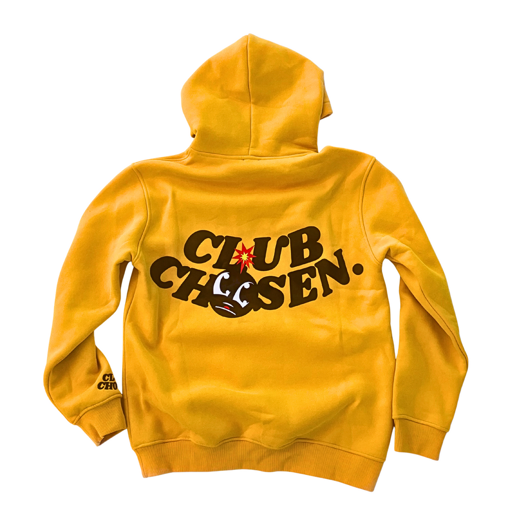 RIOT BOY HOODIE (Nasty Mustard)