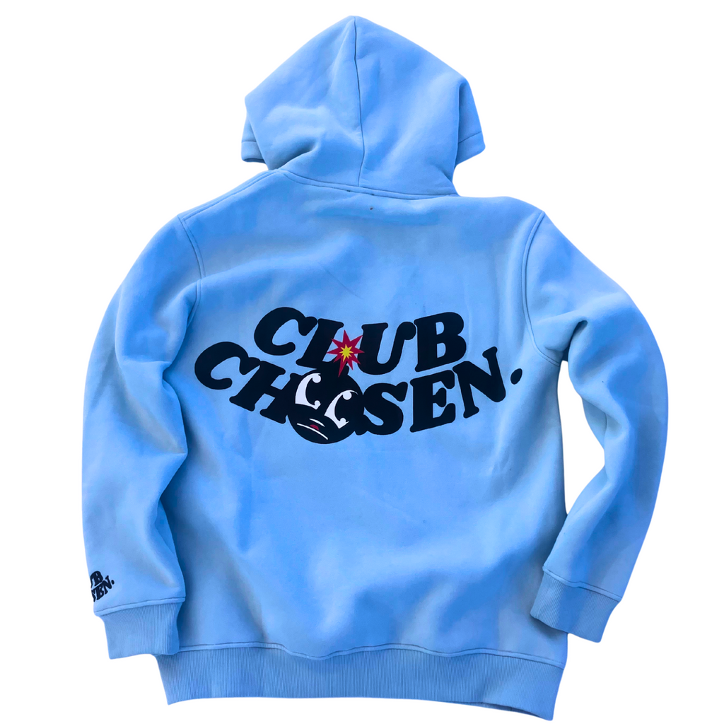 RIOT BOY HOODIE (GLACIER BLUE)
